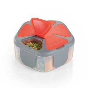 Travel spice container MOVE, 5 compartments