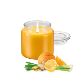 Scented candle FANCY HOME 410 g, Lemon grass