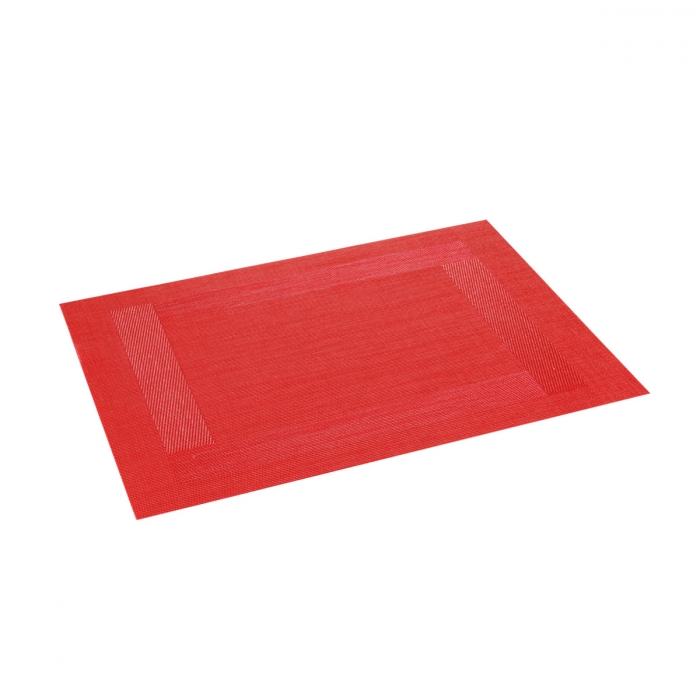 Mantel individual FLAIR FRAME 45x32 cm, rojo