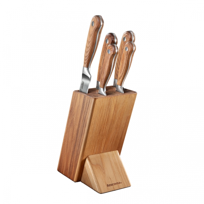 Tacoma madera 5 cuchillos tijera
