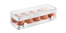 Contenedor saludable para el frigorífico PURITY, 10 huevos