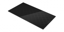 Skleněná odkládací deska na sporák ONLINE 30 x 52 cm, vlnky
