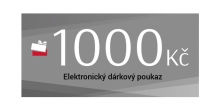 Dárkový poukaz 1000 Kč elektronický