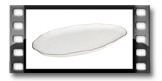 Ovale Servier-Platte CHARMANT 36 cm