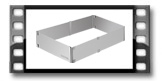 Marco rectangular ajustable para horno DELÍCIA