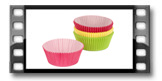 Cápsulas papel para galletas DELÍCIA ø 8.0 cm, 60 pzs