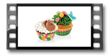 Muffin-Minikörbchen DELÍCIA ø 4 cm, 100 St., Frühlingsmotive