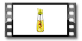 Ölflasche VITAMINO 250 ml, mit Aromasieb