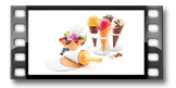Jgo para conos y tulipas de helado TESCOMA DELLA CASA