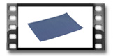 Mantel individual FLAIR CLASSIC 45x32 cm, ciruela