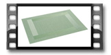 Mantel individual FLAIR FRAME 45x32 cm, verde
