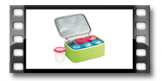 Yogurtera BAMBINI, 6 contenedores con bolsa térmica-aislante