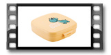 Contenedor saludable para sandwich DINO