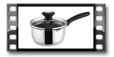 Stielkasserolle PRESTO mit Antihaftbeschichtung und Deckel ø 16 cm, 1.5 l