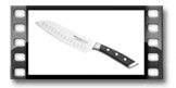 Japanisches Messer AZZA SANTOKU 14 cm